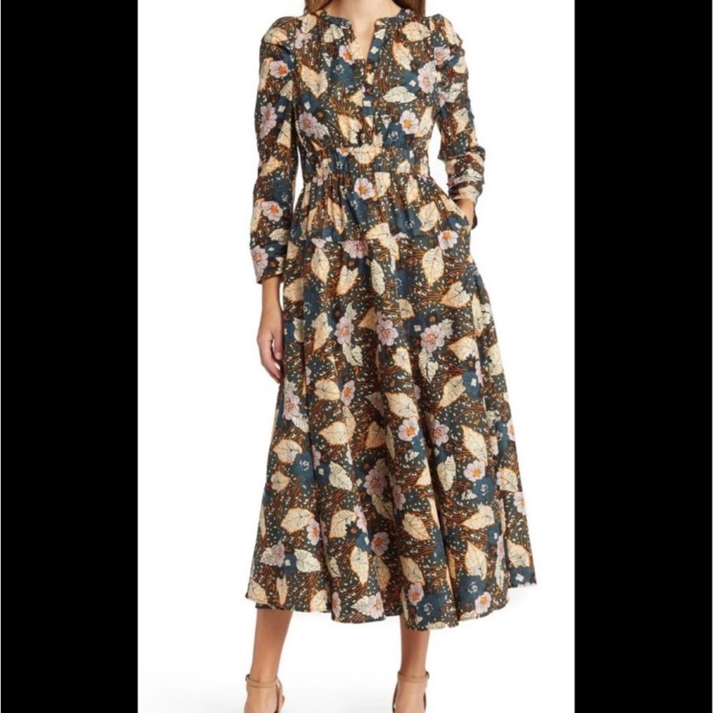 MELLODAY floral midi dress from Nordstrom, size Small